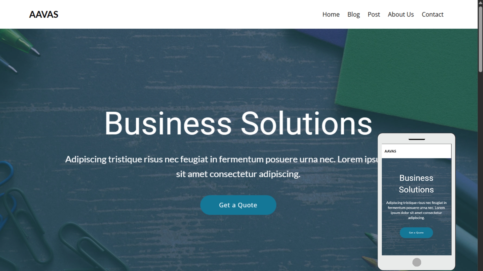 HTML5 Template no. 1